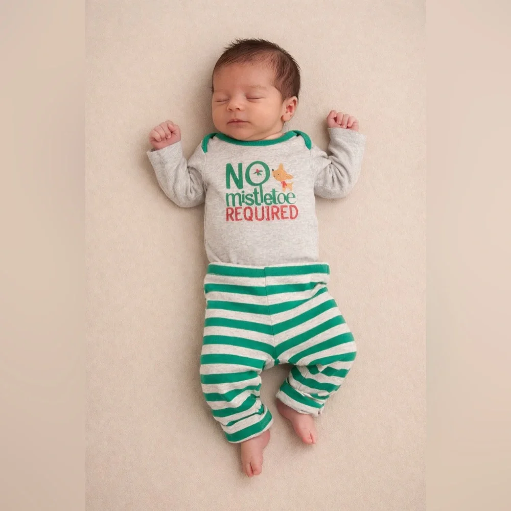 Carter's No Mistletoe Required Baby Outfit